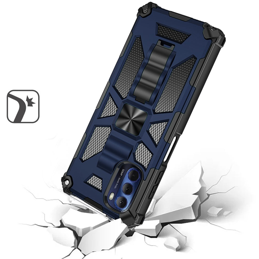 For Motorola Moto G Stylus 2022 4G Heavy Duty Stand Hybrid Shockproof [Military Grade] Armor Protective with Kickstand  Phone Case Cover