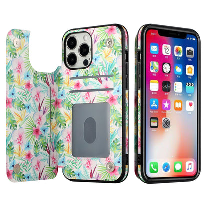 For Apple iPhone 13 Pro Max 6.7" Wallet PU Leather [Two Magnetic Clasp] [Card Slots] Stand Durable Back Storage Flip  Phone Case Cover