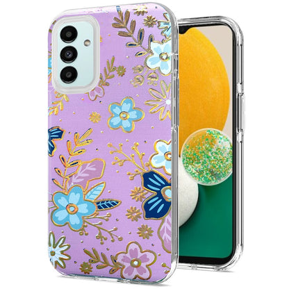 For Motorola Moto G 5G 2022 Stylish Gold Layer Design Hybrid Rubber TPU Hard PC Shockproof Armor Rugged Slim  Phone Case Cover