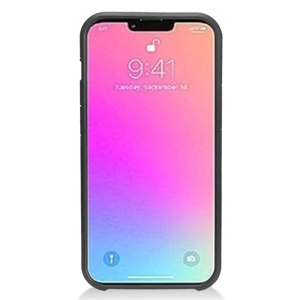 For Apple iPhone 13 /Pro Max Armor Dual Layer 2 in 1 Rubberized Hard Shell Shockproof TPU Silicone Hybrid Protection Ultra Slim  Phone Case Cover
