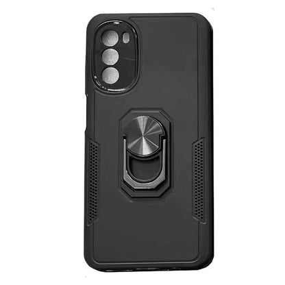 For Samsung Galaxy A03S Ring Holder Stand, Support Magnetic Car Mount, Hard TPU Hybrid Shockproof  Phone Case Cover