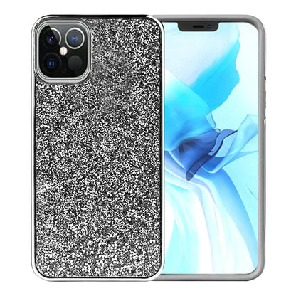 For Apple iPhone 14 /Plus Pro Max Bling Rhinestone Diamond Shiny Glitter Hybrid Bumper Dual Layer Rugged  Phone Case Cover