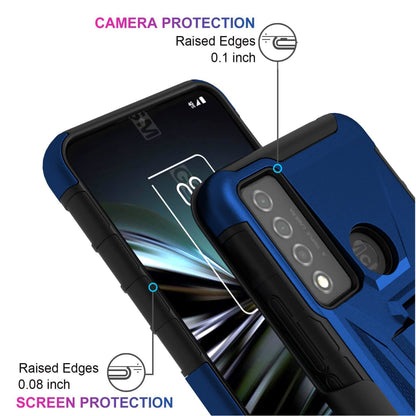 For Apple iPhone 14 Plus /Pro Max Hybrid Belt Clip Holster with Built-in Kickstand, Heavy Duty Shock Absorption Armor Rugged  Phone Case Cover