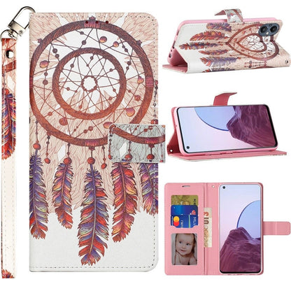 For OnePlus Nord N20 5G Design Wallet Case ID Money Credit Card Holder Leather Folio Pocket Flip Pouch & Strap  Phone Case Cover