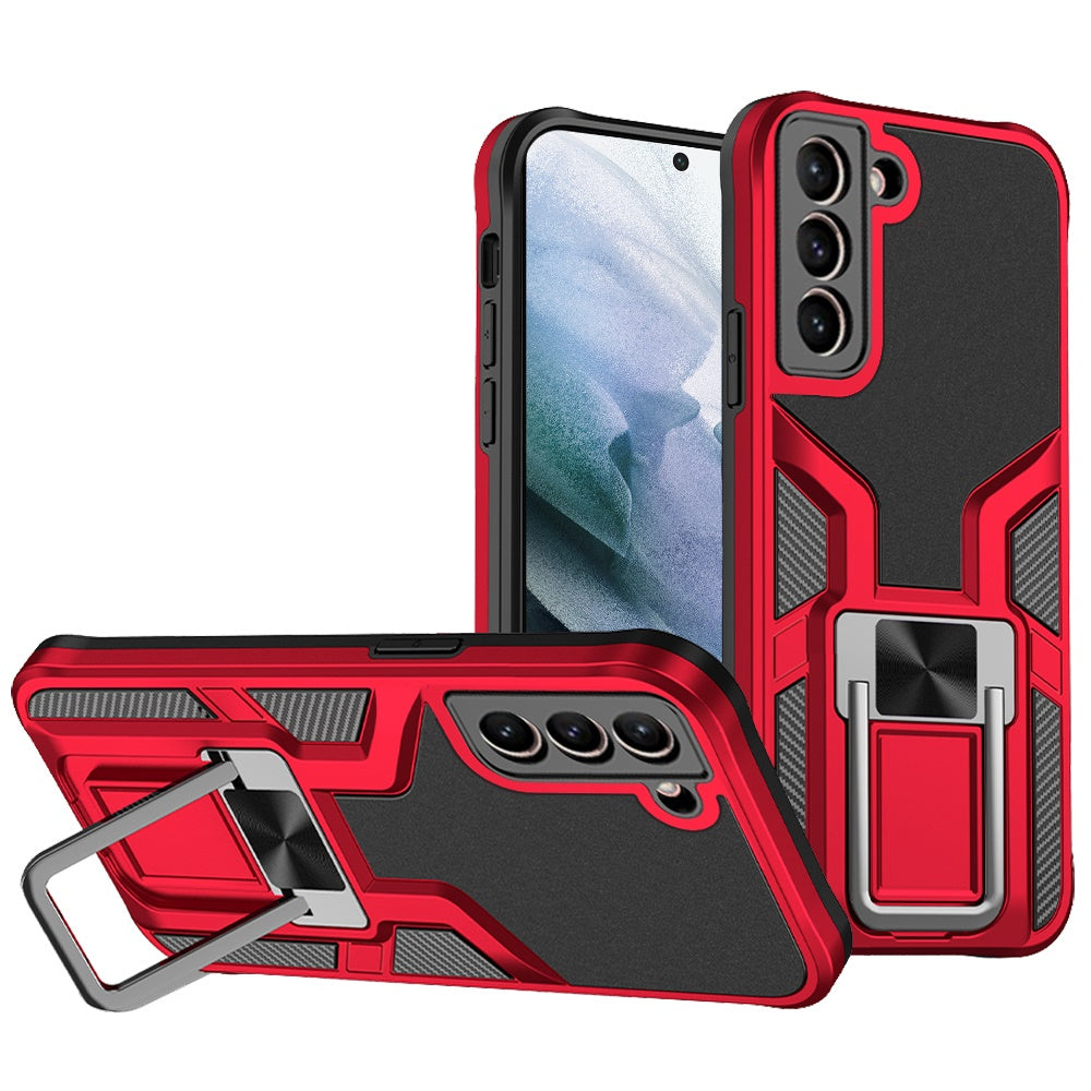 For Apple iPhone 13 Pro Max (6.7") Shockproof [Military-Grade] with Metal Magnetic Kickstand, Hybrid Rugged TPU Armor  Phone Case Cover