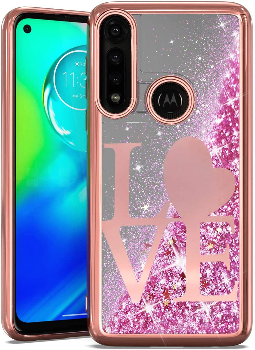 For Apple iPhone SE 3 (2022) SE/8/7 Quicksand Liquid Glitter Bling Flowing Sparkle Fashion Hybrid Chrome Plating Hard PC  Phone Case Cover