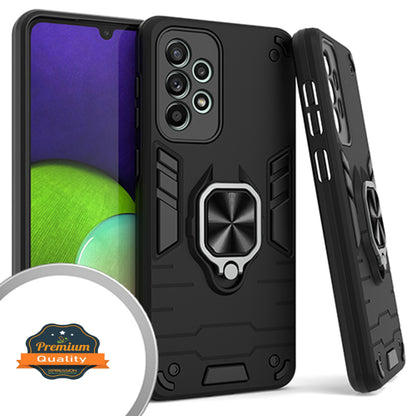 For Samsung Galaxy A53 5G Military Grade Protection Heavy Duty Armor Shockproof with 360 Ring Kickstand Stand Holder  Phone Case Cover