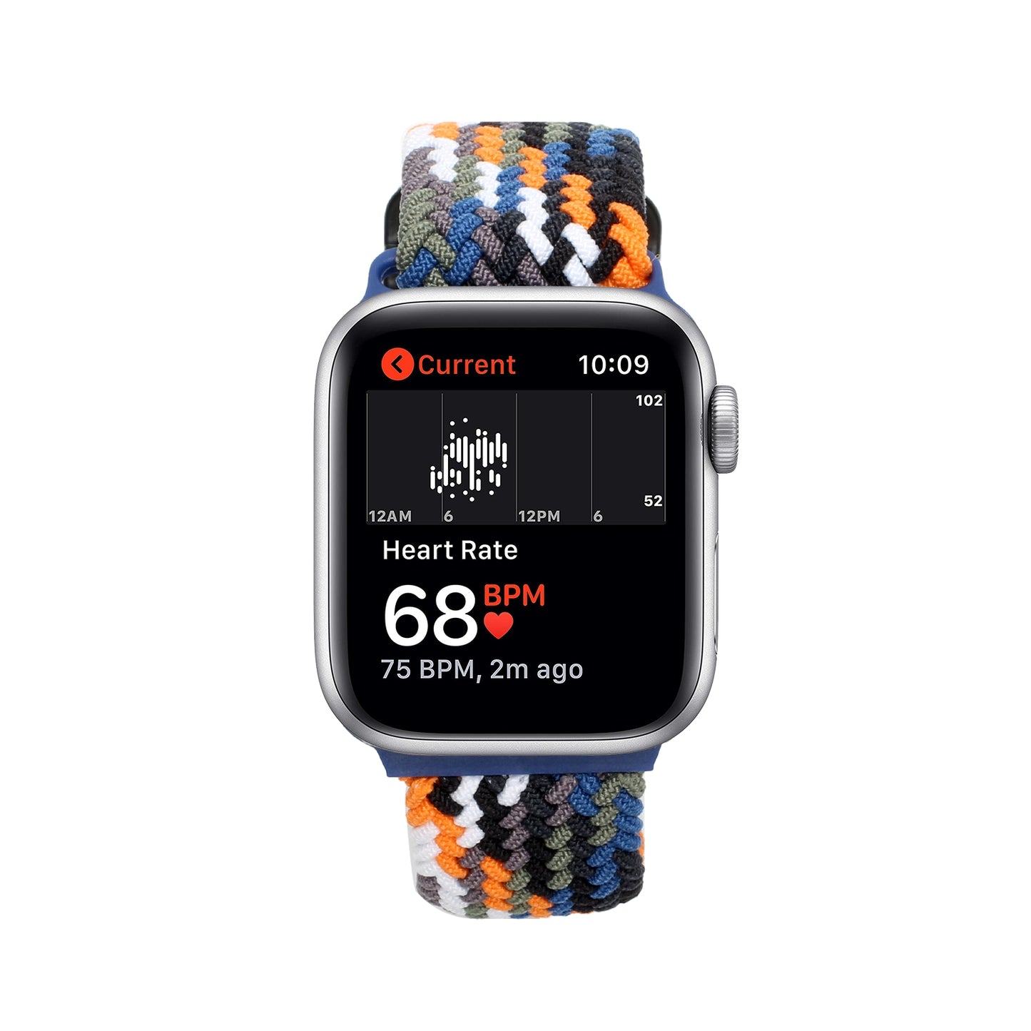For Apple Watch Size 42/44/45mm Stretchy Nylon Solo Loop Bands Adjustable Braided Sport Elastics Women Men Strap for iWatch Series 7 6 5 4 3 2 1 SE  Phone Case Cover