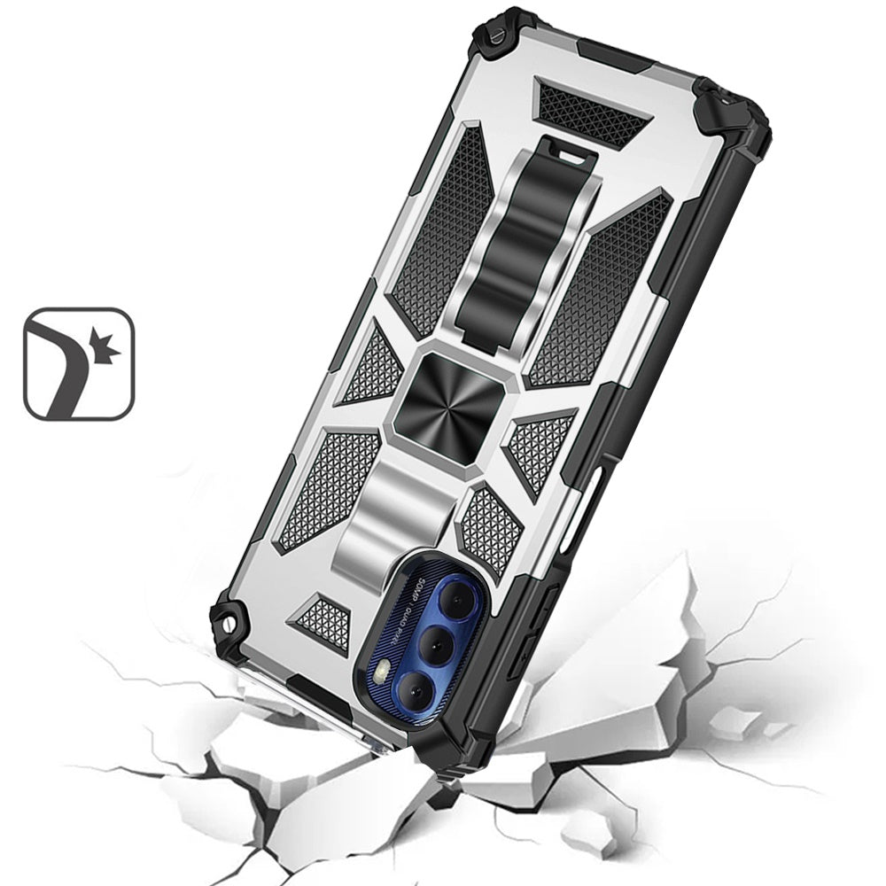For Motorola Moto G Stylus 2022 4G Heavy Duty Stand Hybrid Shockproof [Military Grade] Armor Protective with Kickstand  Phone Case Cover