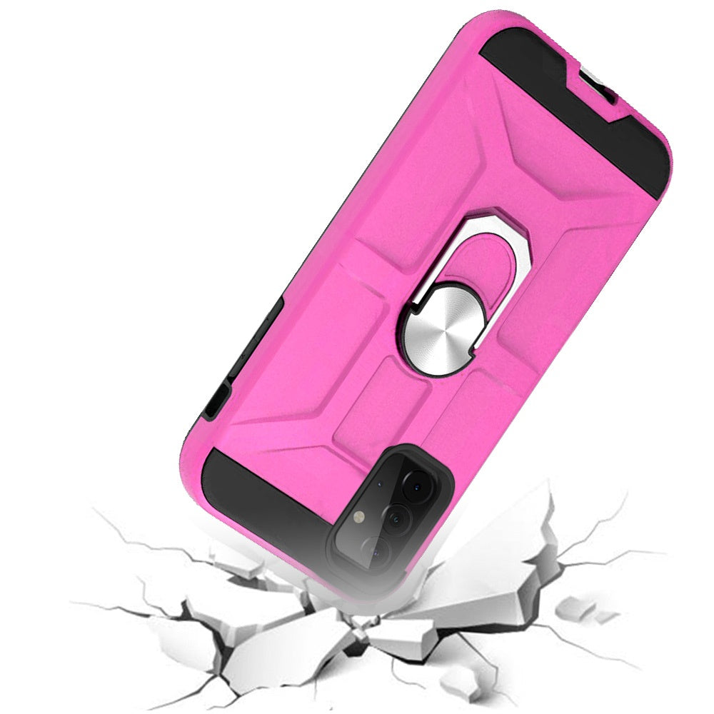 For Samsung Galaxy A33 5G Cases with Stand Kickstand Ring Holder [360° Rotating] Armor Dual Layer Work with Magnetic Car Mount  Phone Case Cover