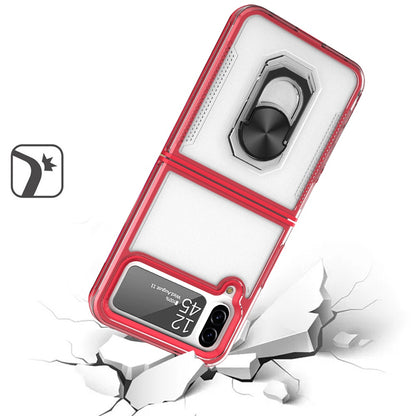 For Nokia G400 5G Clear Transparent Armor Rugged Defender Shockproof Hybrid with Ring Holder Kickstand  Phone Case Cover