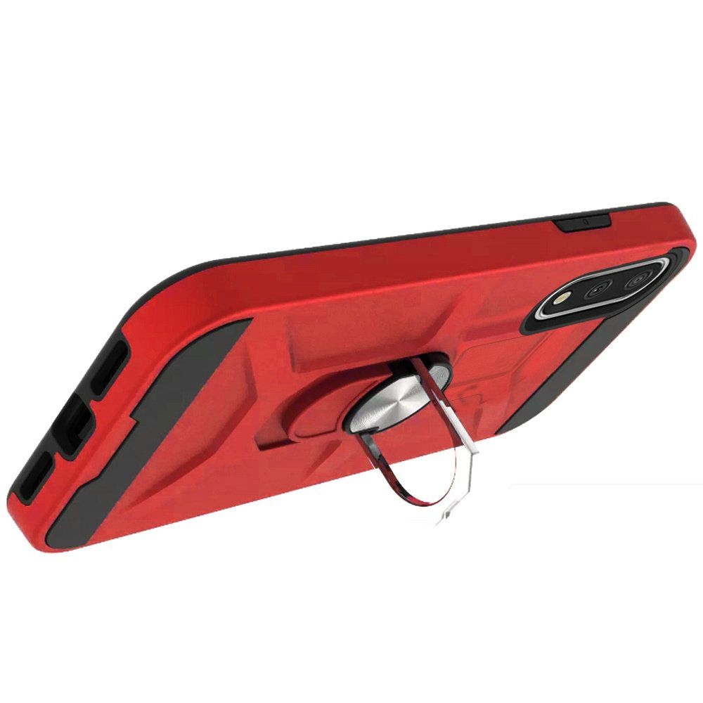 For Samsung Galaxy A13 5G Hybrid Stand Kickstand Ring Holder [360° Rotating] Armor Dual Layer Hard TPU Work with Magnetic Car Mount  Phone Case Cover