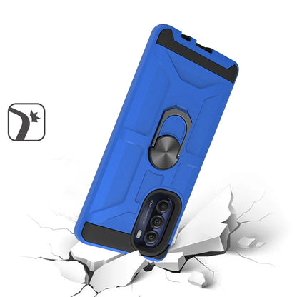 For Motorola Moto G 5G 2022 Hybrid Cases with Stand Kickstand Ring Holder [360° Rotating] Armor Fit Magnetic Car Mount  Phone Case Cover