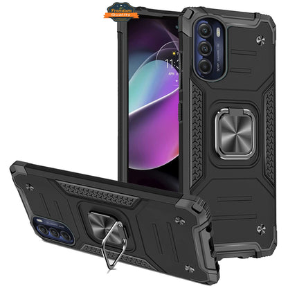 For Apple iPhone SE 3 (2022) SE/8/7 Hybrid Ring Kickstand for Magnetic Car Mount Rugged Slim Heavy Duty Shockproof  Phone Case Cover