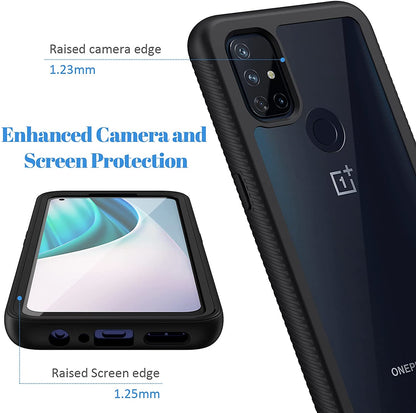 For Google Pixel 7 Pro Full Body Armor Slim Hybrid Double Layer Hard PC + TPU Transparent Back Rugged Frame Shockproof  Phone Case Cover