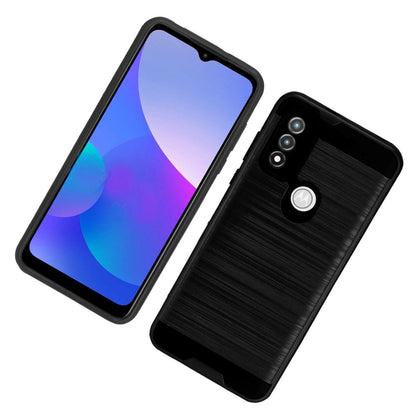 For Motorola Moto G 5G 2022 Brushed Texture Slim Hybrid Shockproof Dual Layer Hard PC & TPU Armor Rugged Protective  Phone Case Cover