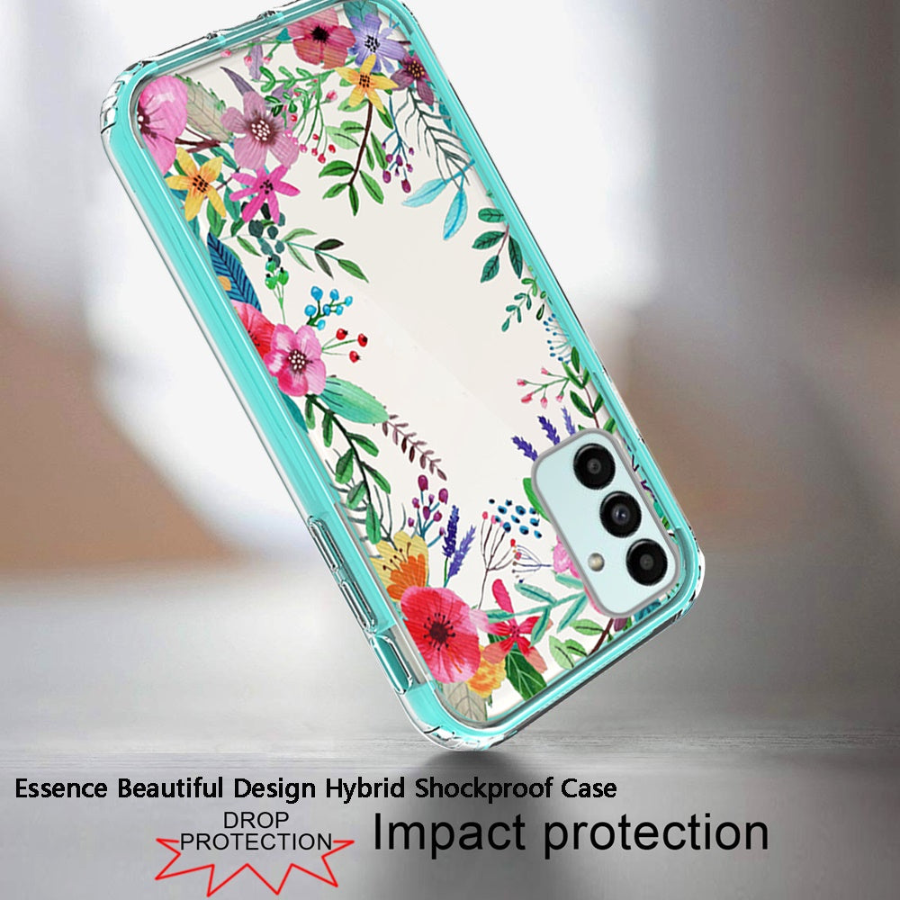 For Samsung Galaxy S22 /Plus Ultra Beautiful Design 3 in 1 Hybrid Triple Layer Armor Hard PC Rubber TPU Shockproof Protective Frame  Phone Case Cover