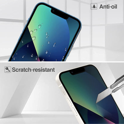 For Apple iPhone 13 (6.1") Privacy Screen Protector Anti Spy 9H Dark Tempered Glass Screen Film Guard Case Friendly Black Screen Protector