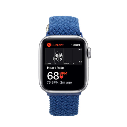 For Apple Watch Size 42/44/45mm Stretchy Nylon Solo Loop Bands Adjustable Braided Sport Elastics Women Men Strap for iWatch Series 7 6 5 4 3 2 1 SE  Phone Case Cover