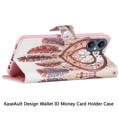 For OnePlus Nord N20 5G Design Wallet Case ID Money Credit Card Holder Leather Folio Pocket Flip Pouch & Strap  Phone Case Cover