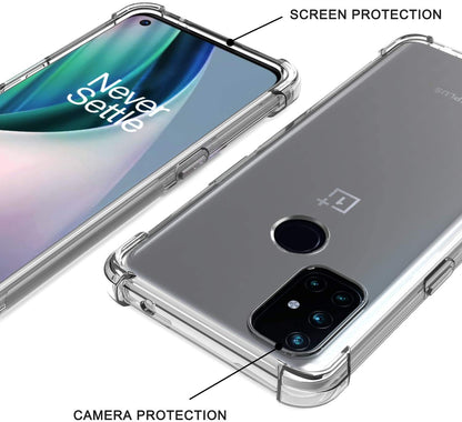 For Samsung Galaxy A13 5G HD Crystal Clear Ultra Hybrid PC+TPU [Four-Corner Protective] Rubber Shockproof Gummy Gel Bumper Transparent Clear Phone Case Cover
