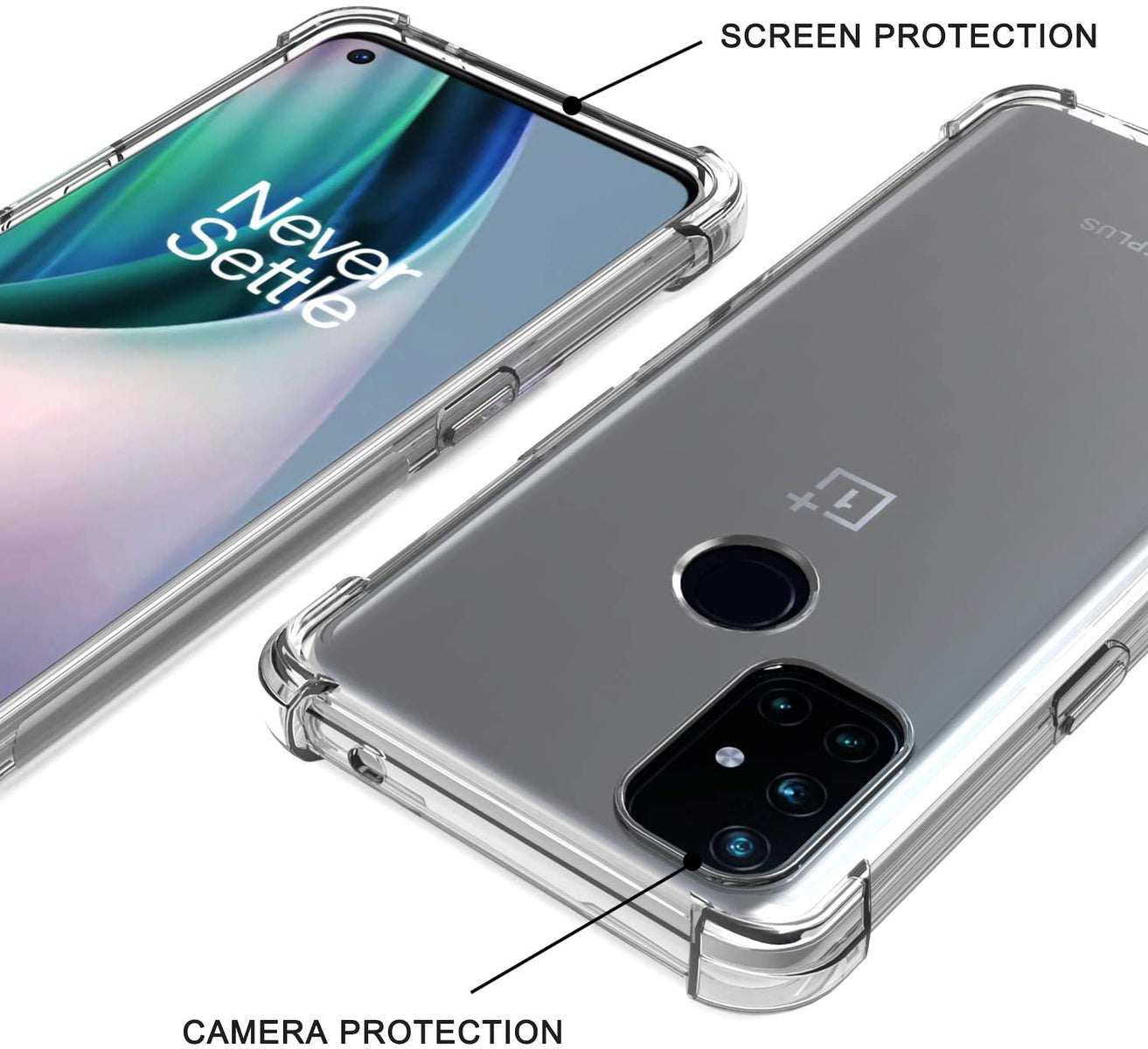 For Apple iPhone 14 /Pro Max HD Crystal Clear Hybrid TPU [Four-Corner Protective] Rubber Transparent  Phone Case Cover