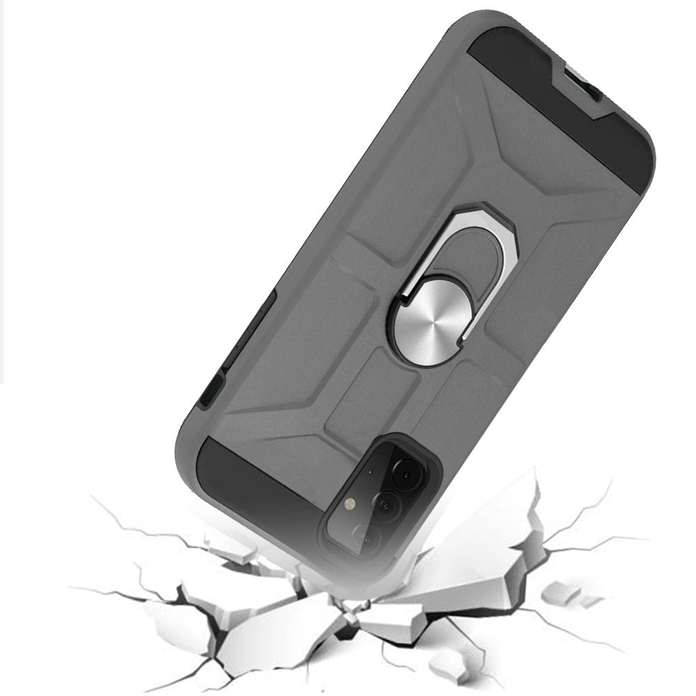 For Samsung Galaxy A33 5G Cases with Stand Kickstand Ring Holder [360° Rotating] Armor Dual Layer Work with Magnetic Car Mount  Phone Case Cover