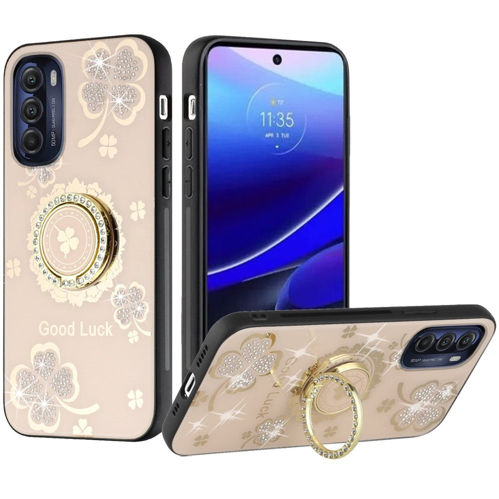 For Motorola Moto G Stylus 5G 2022 Diamond 3D Bling Sparkly Glitter Ornaments Engraving Hybrid Armor Fashion  Phone Case Cover