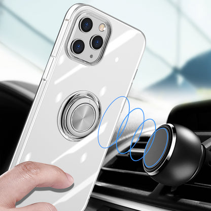 For Apple iPhone 14 /Pro Max Hybrid with Invisible Ring Kickstand, Protective TPU & Hard Shock -Absorbing  Phone Case Cover