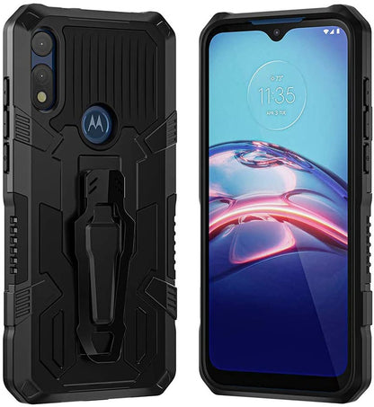 For Samsung Galaxy A03S Hybrid Heavy Duty Protection Shockproof Defender with Belt Clip and Kickstand Dual Layer Shell  Phone Case Cover