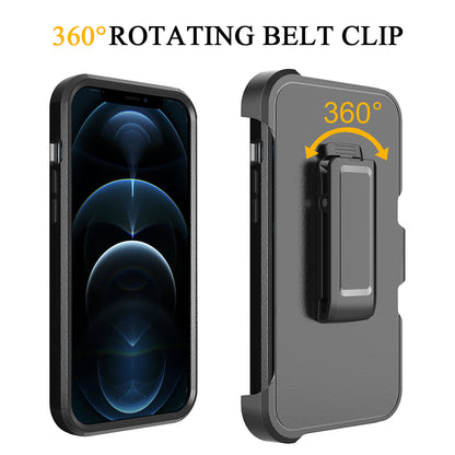 For Apple iPhone 14 /Plus Pro Max Heavy Duty Holster Kickstand Belt Clip Combo Hard Rugged Hybrid  Phone Case Cover