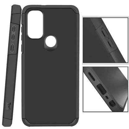 For Motorola Moto G Power 2022 Ultra Slim Corner Protection Shock Absorption Hybrid Dual Layer Hard PC + TPU Rubber Armor  Phone Case Cover
