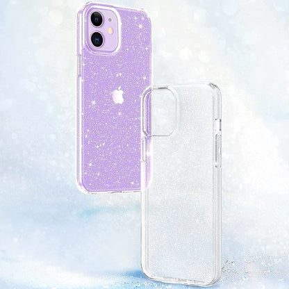 For Apple iPhone 14 /Plus Pro Max Glitter Sparkle Bling Shiny Thin Slim Hybrid Shockproof Rubber Silicone TPU  Phone Case Cover