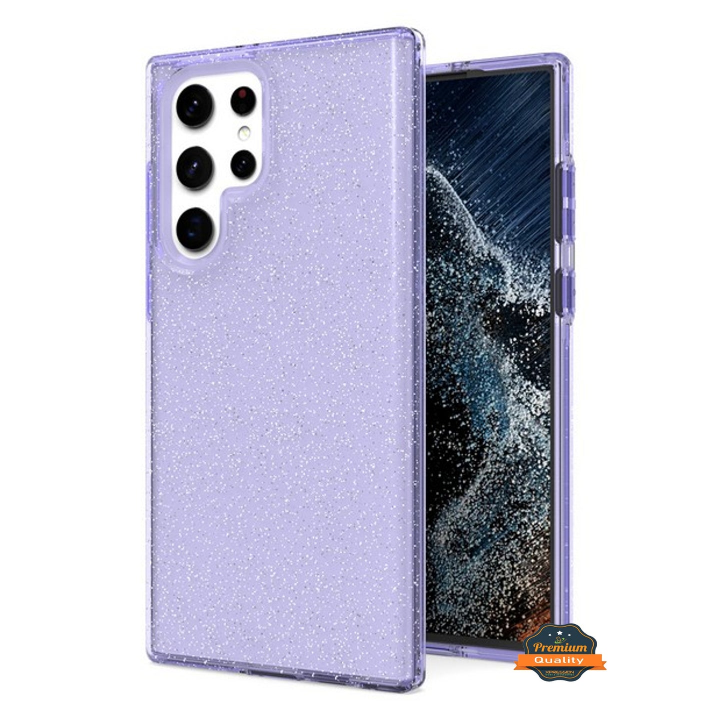 For Samsung Galaxy S22 Ultra Glitter Sparkle Bling Shiny Thin Ultra Slim Hybrid Shockproof Rubber Silicone Soft TPU Gel Protective  Phone Case Cover
