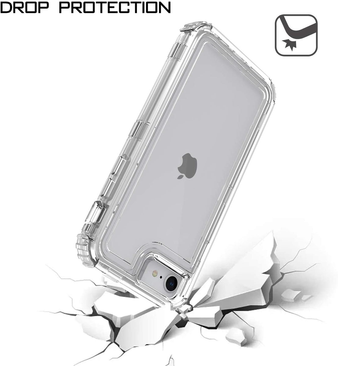 For Apple iPhone 14 Pro Max (6.7") Heavy Duty Transparent Clear 3 in 1 Hybrid Shockproof Full Hard PC Front Frame Bumper Clear Phone Case Cover
