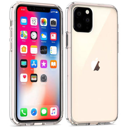 For Apple iPhone 14 Plus (6.7") Transparent Acrylic TPU Hybrid Cushion Rigid Shock Protection Rubber Bumper Hard Back  Phone Case Cover