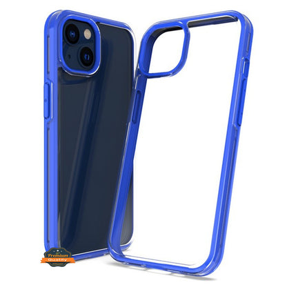For Motorola Moto G 5G 2023 Transparent Back Hybrid Shockproof Protection Color TPU Frame Hard PC Gummy Slim Fit  Phone Case Cover