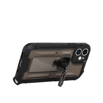 For Apple iPhone 11 Heavy Duty Military Grade Rugged Hybrid with Magnetic Kickstand, Carabiner, Bottle Beer Opener  Phone Case Cover