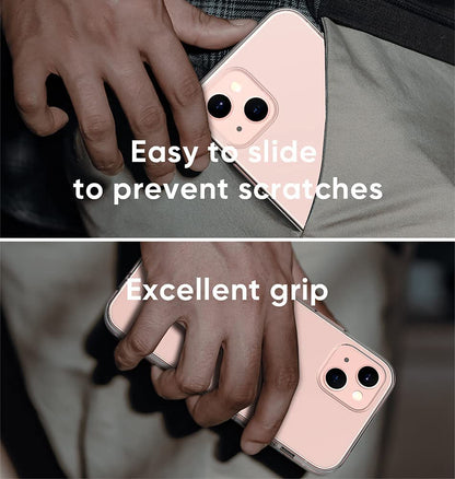 For Apple iPhone 14 Plus (6.7") Transparent Acrylic TPU Hybrid Cushion Rigid Shock Protection Rubber Bumper Hard Back  Phone Case Cover