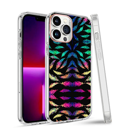 For Apple iPhone 14 Pro Max (6.7") Creative Stylish Fashion Design Hybrid Rubber TPU Hard PC Shockproof Slim  Phone Case Cover