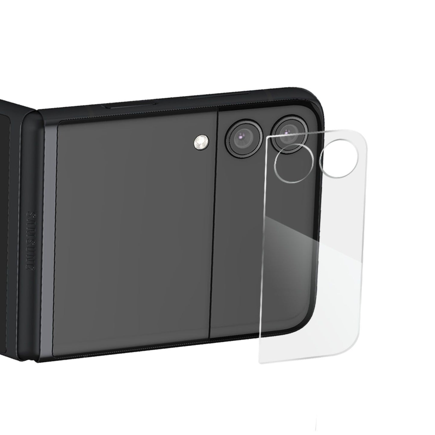 For Samsung Galaxy Z Flip 3 5G Camera Lens Protector HD Clear Tempered Glass Back Camera Protector, Case Friendly, Ultra-Thin, Easy Installation Clear Screen Protector