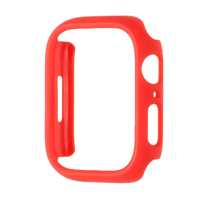 For Apple Watch Series 7/6/SE/5/4/3/2/1 Shockproof Hard Solid Color Bumper Case All-Around Edge Frame [NO Screen Protector]
