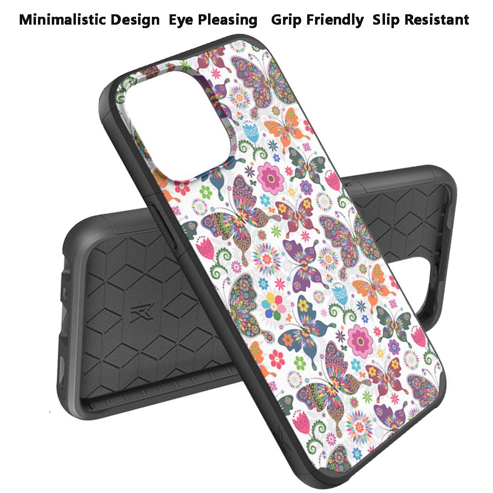 For Apple iPhone 13 / Pro Max Graphic Design Pattern Hard PC Soft TPU Silicone Protection Hybrid Shockproof Armor Rugged Bumper  Phone Case Cover