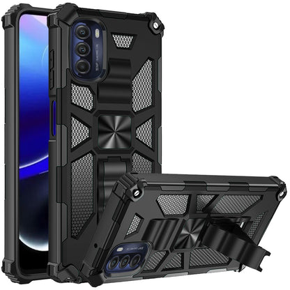 For Motorola Moto G Stylus 5G 2022 Heavy Duty Stand Hybrid Shockproof Military Grade Protective with Built-in Kickstand  Phone Case Cover