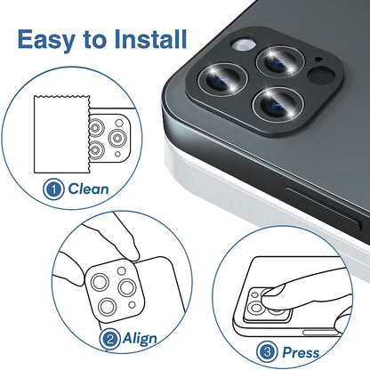 For Samsung Galaxy A13 5G Camera Lens Protector Back Tempered Glass Camera [9H Clear Glass] [Case Friendly][Anti-Scratch] One Piece Design Black Screen Protector