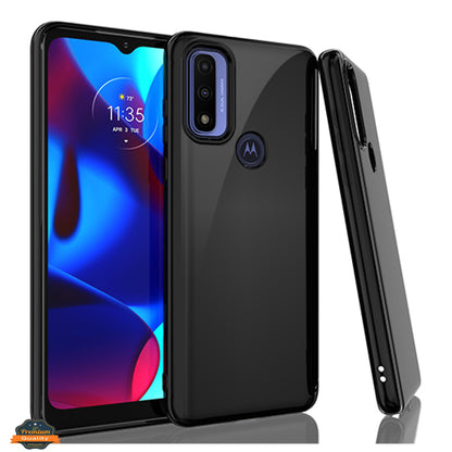 For Motorola Moto G Power 2022 (6.5") Ultra Slim Thin Transparent Silicone Soft Skin Flexible TPU Gel Rubber Candy Gummy Protective Hybrid  Phone Case Cover