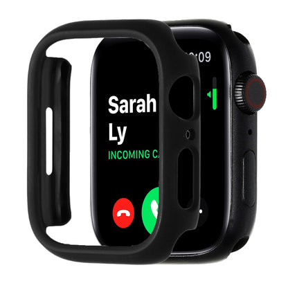 For Apple Watch Series 7/6/SE/5/4/3/2/1 Shockproof Hard Solid Color Bumper Case All-Around Edge Frame [NO Screen Protector]