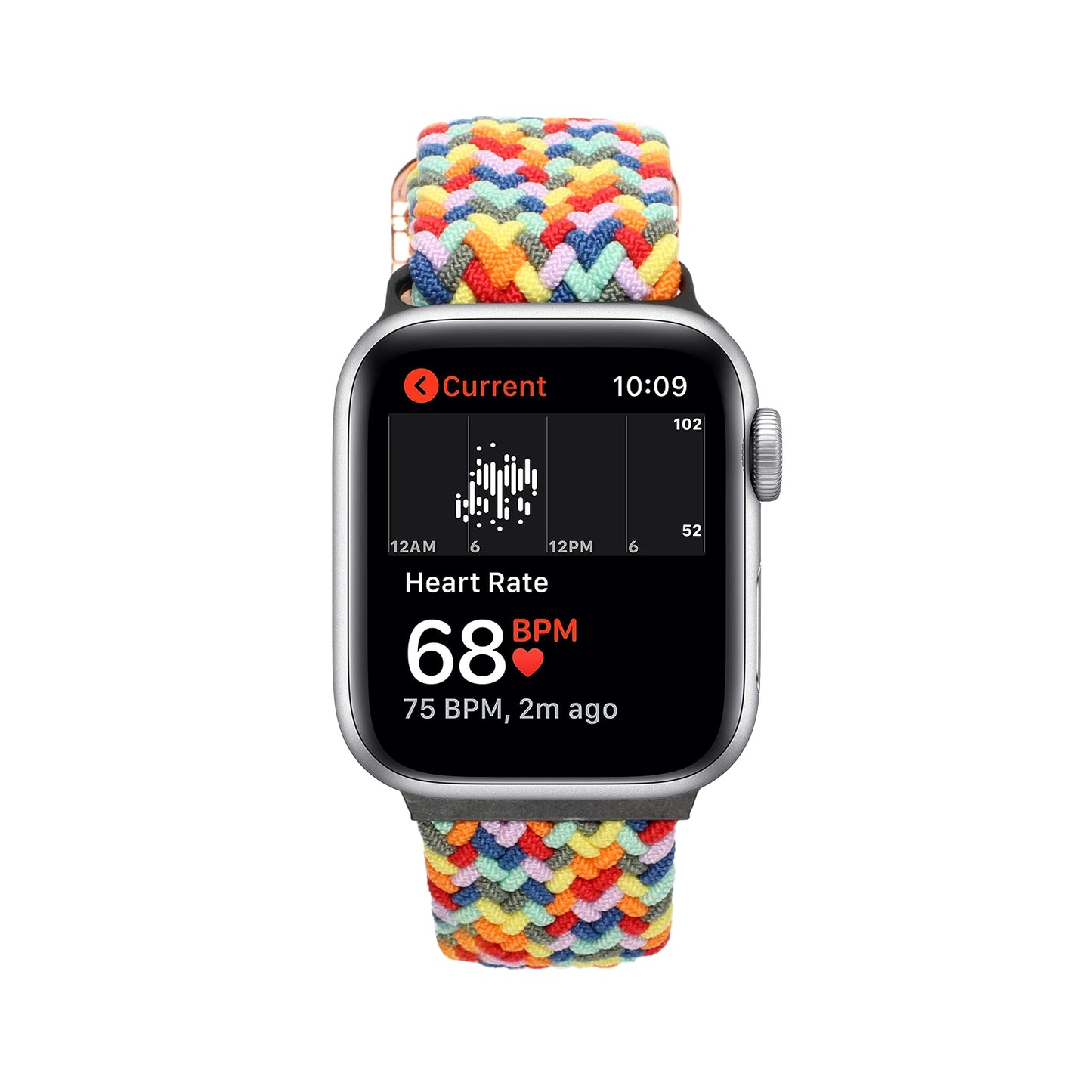 For Apple Watch Size 42/44/45mm Stretchy Nylon Solo Loop Bands Adjustable Braided Sport Elastics Women Men Strap for iWatch Series 7 6 5 4 3 2 1 SE  Phone Case Cover