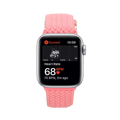 For Apple Watch Size 42/44/45mm Stretchy Nylon Solo Loop Bands Adjustable Braided Sport Elastics Women Men Strap for iWatch Series 7 6 5 4 3 2 1 SE  Phone Case Cover