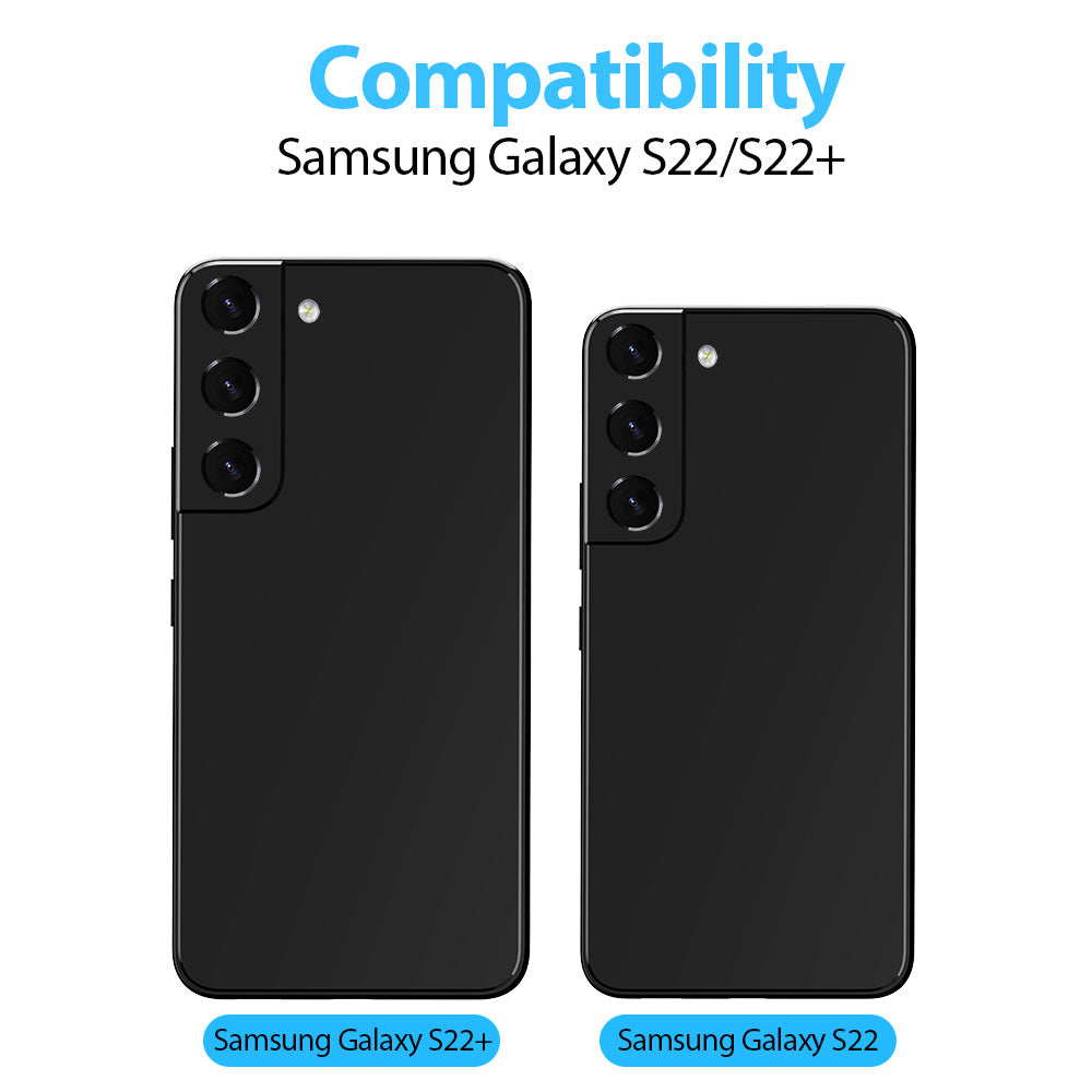For Samsung Galaxy S22 /Plus Ultra Camera Lens Protector Tempered Glass Rear Back Camera Protective Lens Shield Anti-Glare, Case Friendly  Screen Protector
